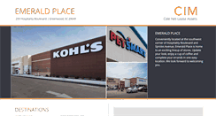 Desktop Screenshot of emeraldplaceshopping.com